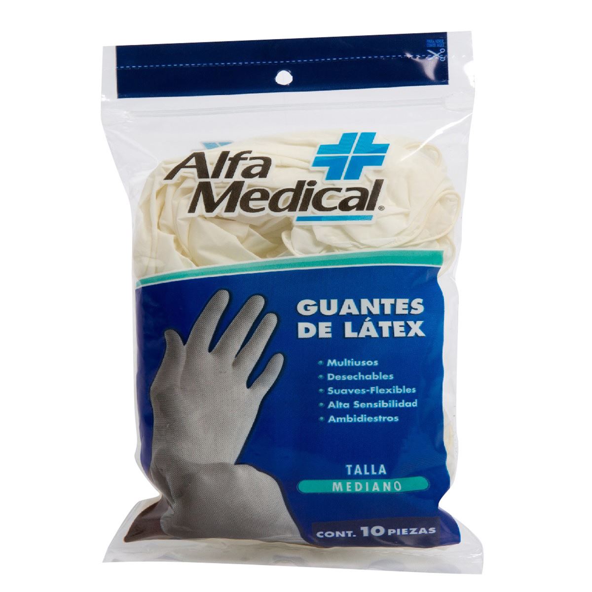 Guantes de Latéx Alfa Medical image number null