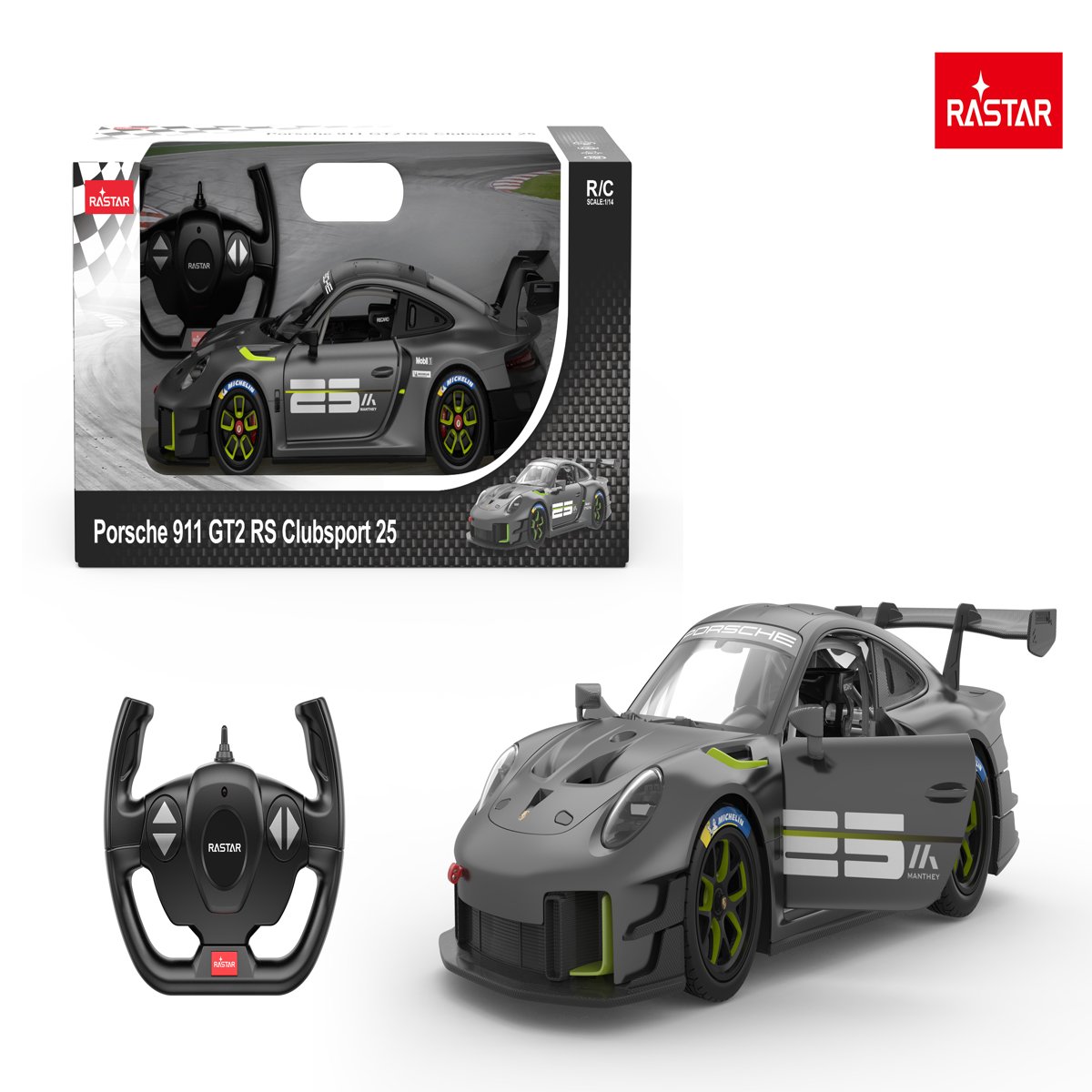 Vehículo De Radio Control  Rc 114 Porsche 911 Gt2 Rs Clubsport image number null