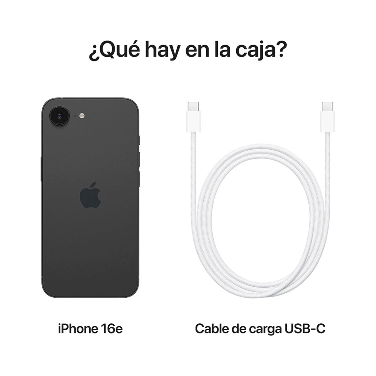 iPhone 16e 128GB Negro Telcel R8 image number null