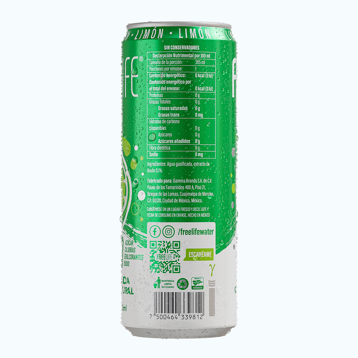 Agua gasificada con extracto de Lim&oacute;n image number null