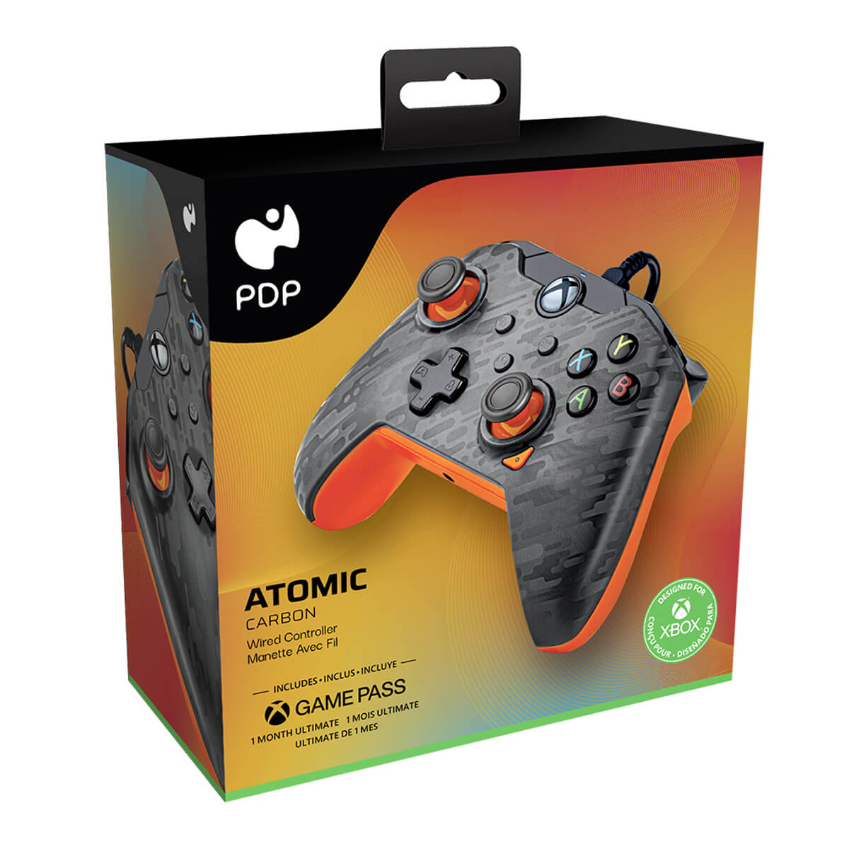 Control PDP alámbrico para Xbox atomic carbón image number null