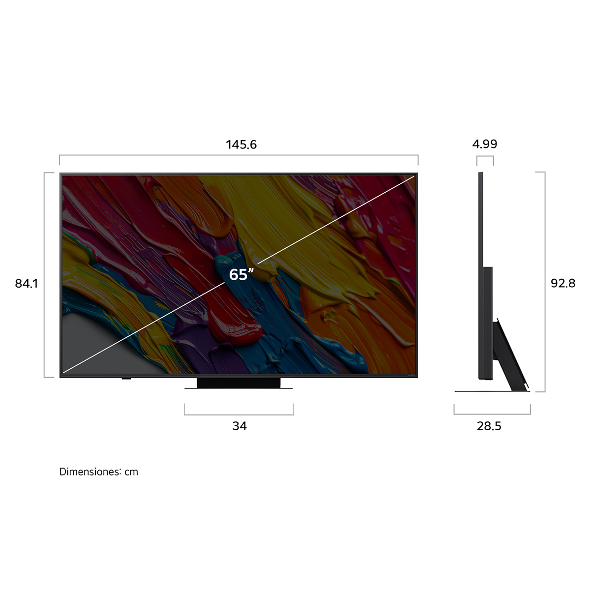 Pantalla LG de 65 Pulgadas 65qned83asg 4k Ai image number null