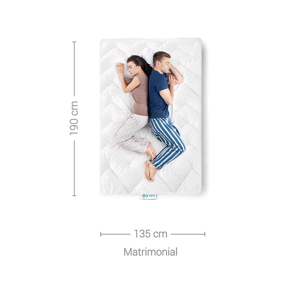 Cubre Colchón Extra Confort Mat. Sognare image number null