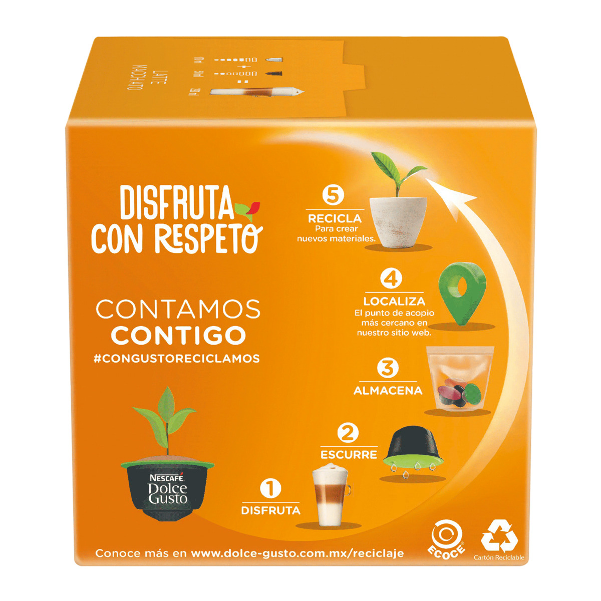 Cápsulas latte macchiato NESCAFE DOLCE GUSTO 16pz e-3 image number null