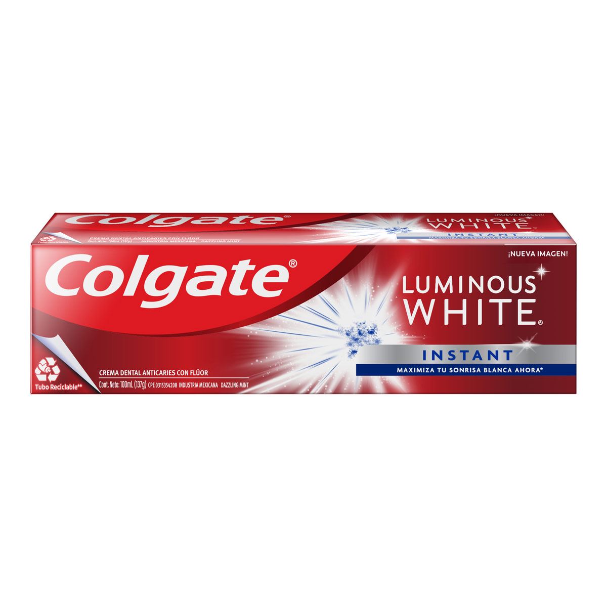 Colgate Luminous White Instant 100ml image number null