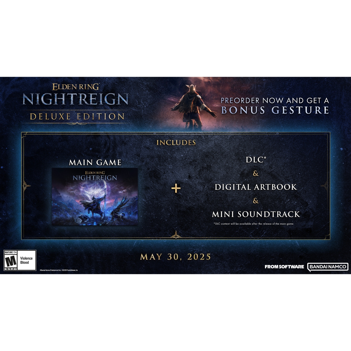 Videojuego Elden Ring Nightreign Deluxe Edition para PlayStation 5 image number null