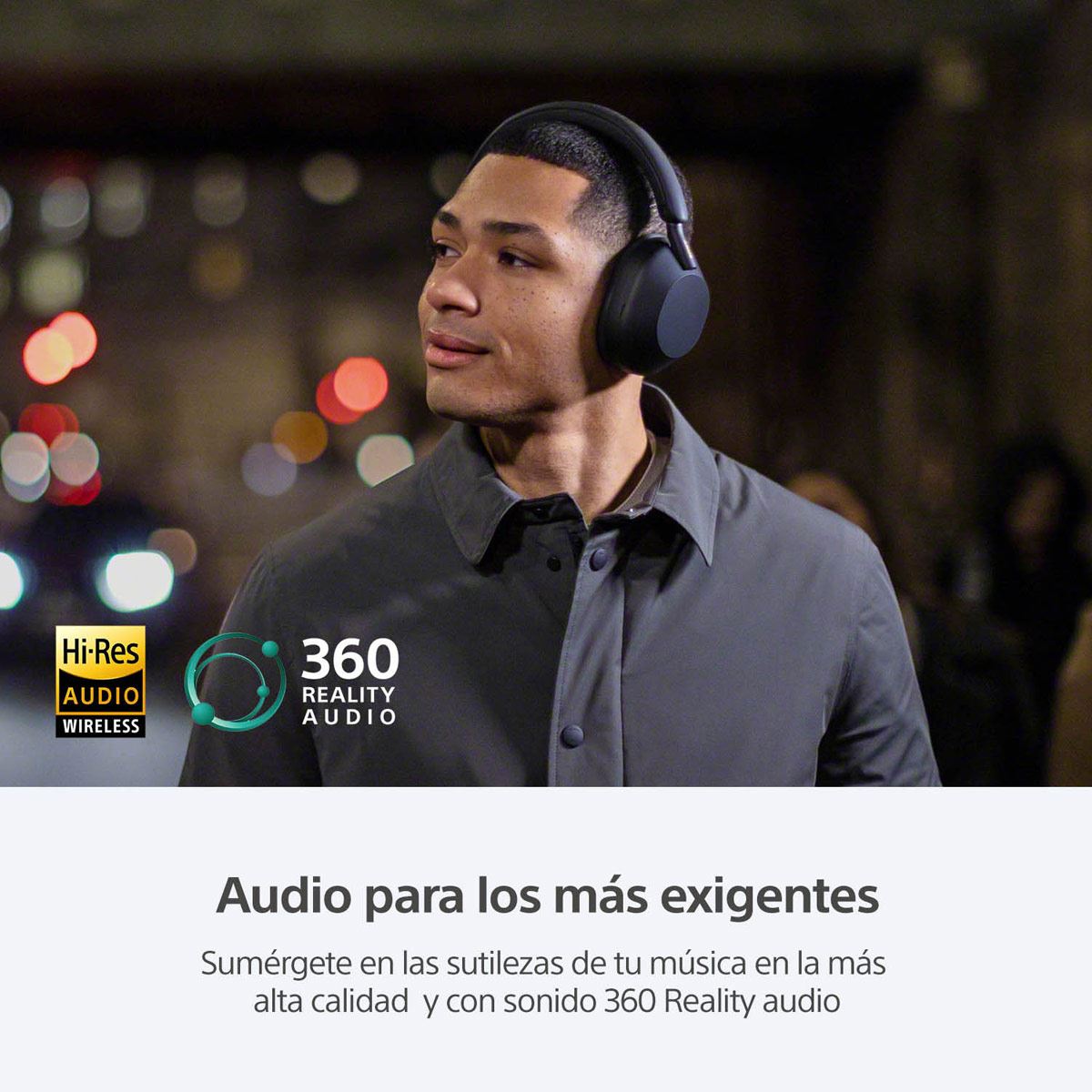Audífonos Sony WH-1000XM5 on ear gris image number null