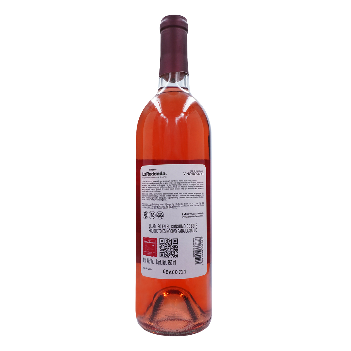 Vino rosado rub&iacute; la redonda 750 ml image number null