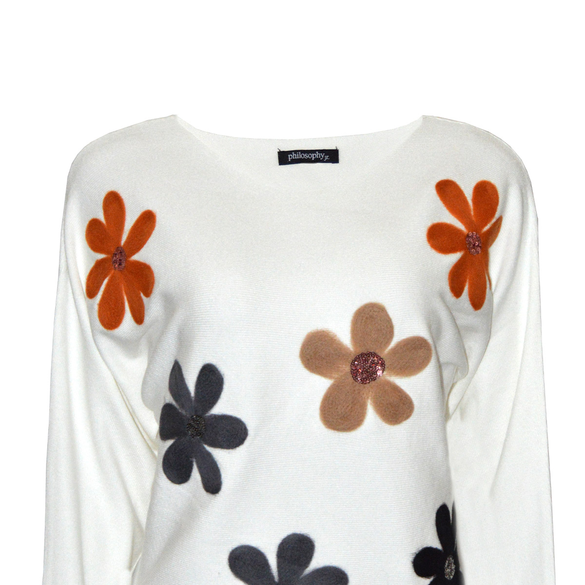 Suéter con Estampado con Flores Philosophy Talla Unitalla para Mujer image number null