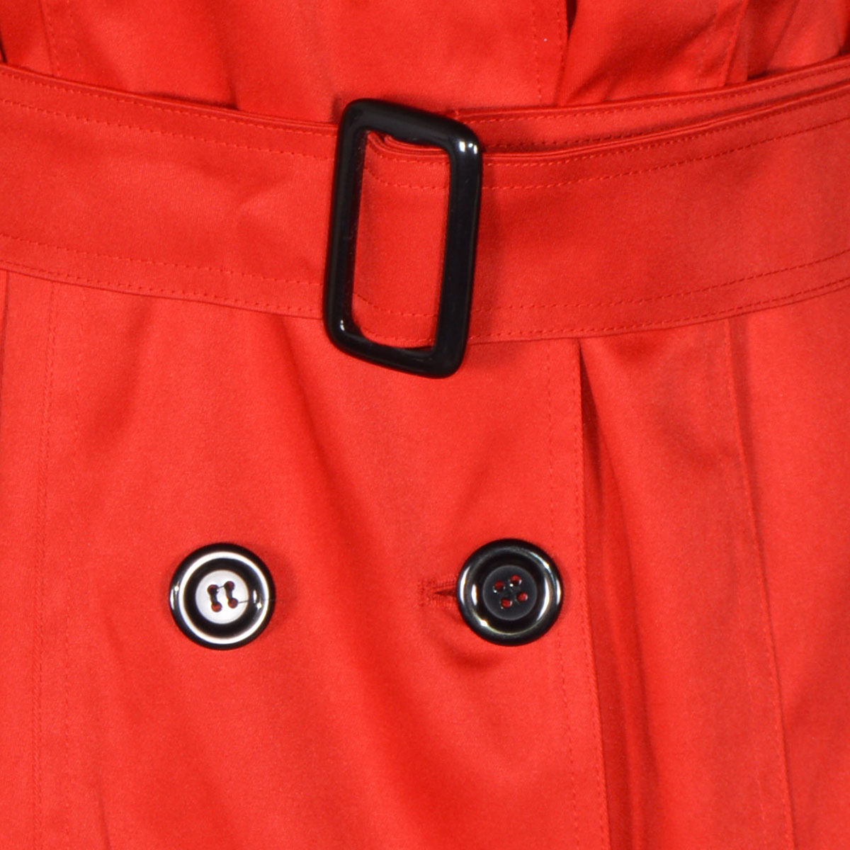 Gabardina Lisa con Cinturón y Capucha Philosophy Talla Grande para Mujer image number null