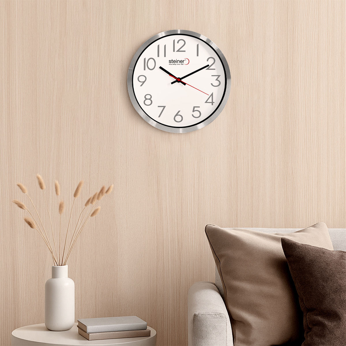 Reloj de Pared Steiner Color Blanco STWA25-5134WH image number null