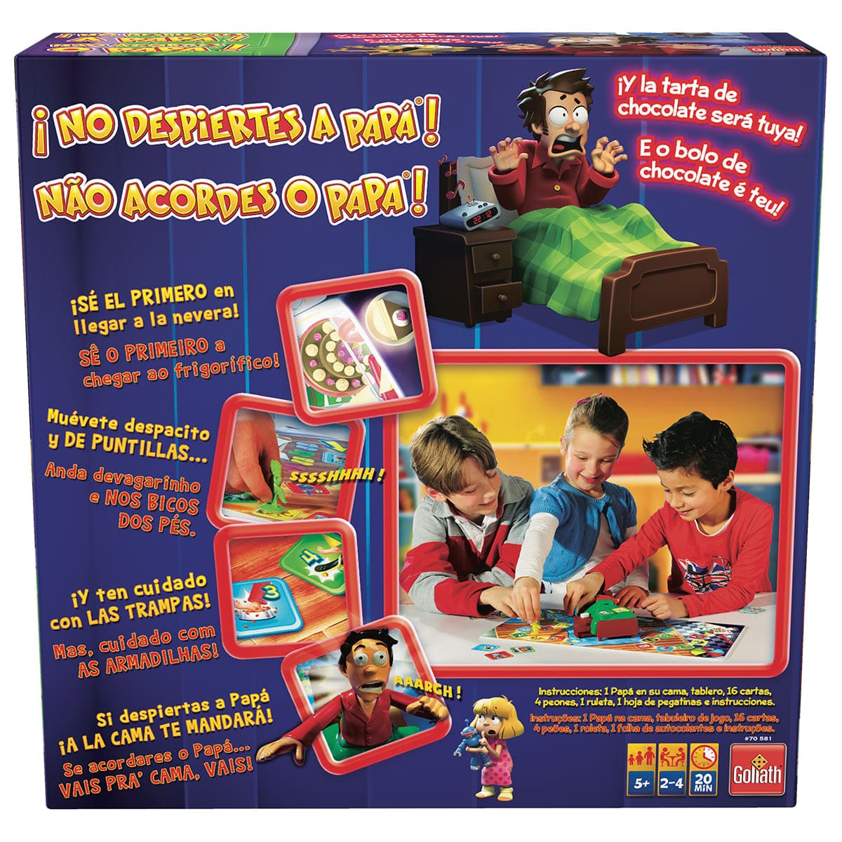 Juego de Mesa No despiertes a Papá Goliath image number null