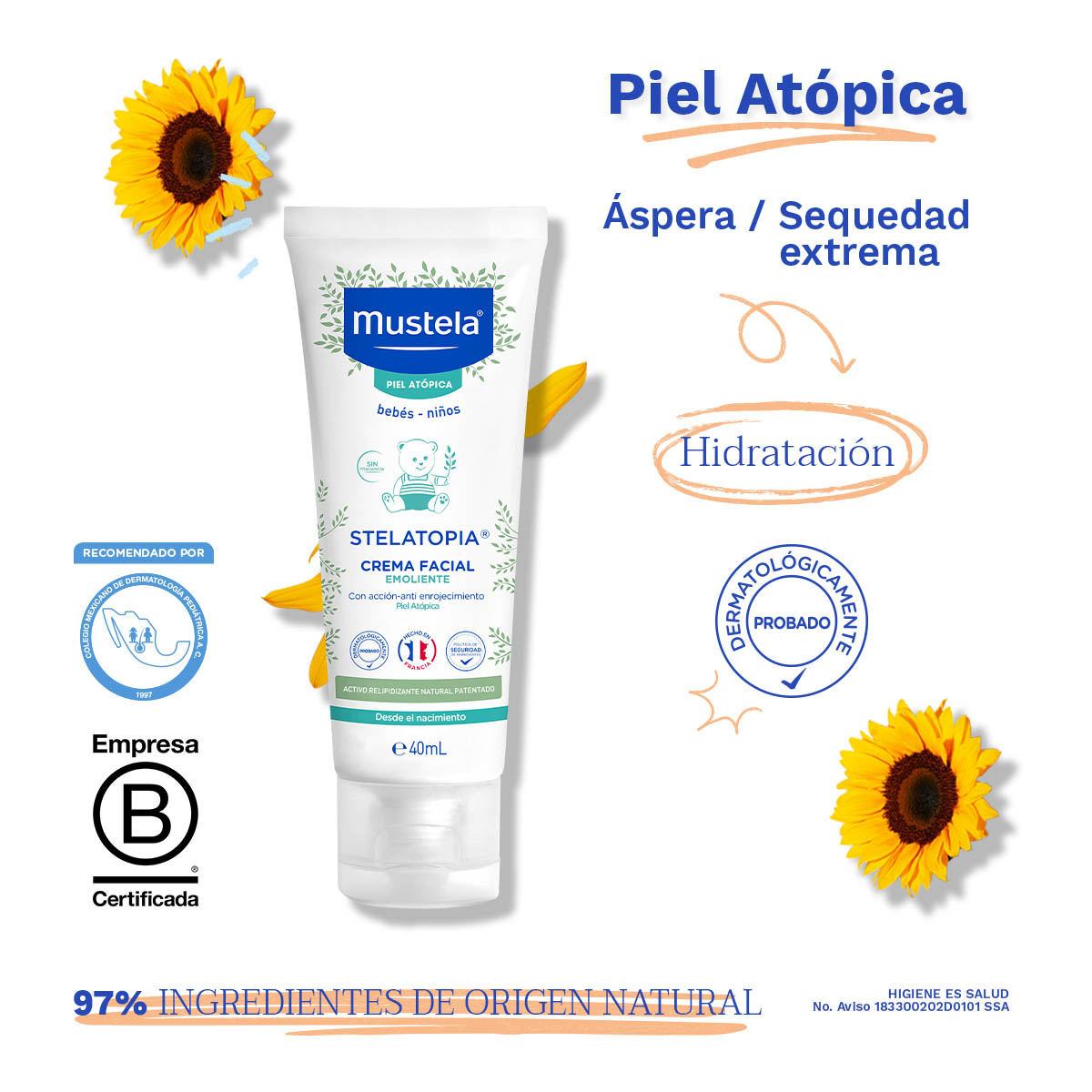 MUS-PA STELATOPIA CREMA CARA 40ML image number null