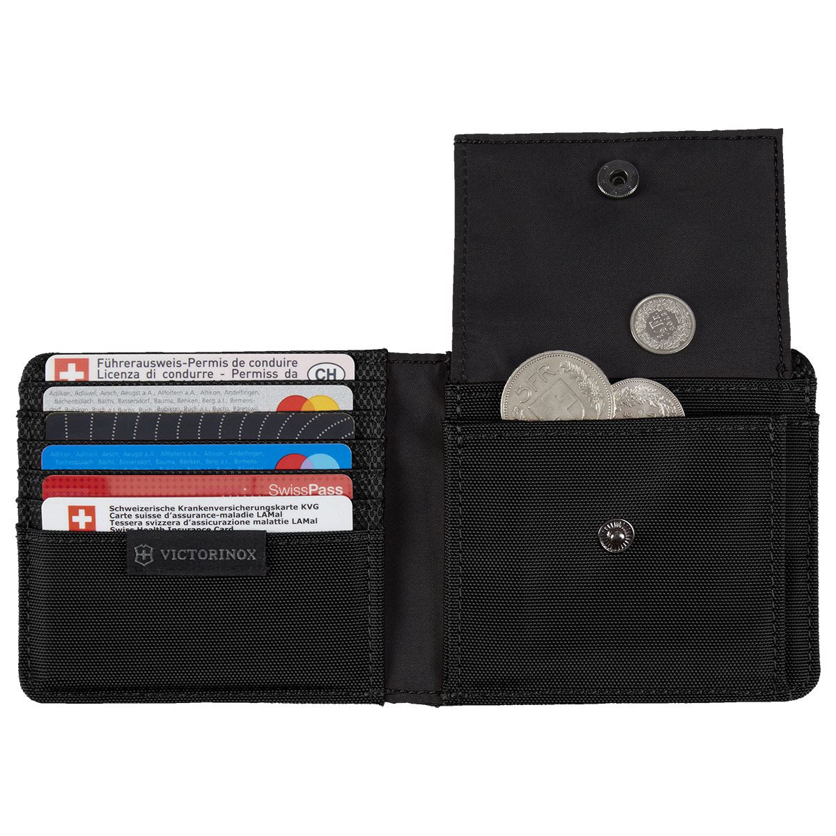 Cartera Victorinox Bi fold con Monedero 611971 Negro image number null