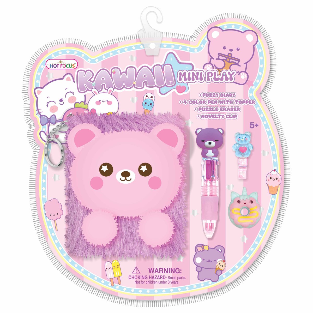 Mini Diario Suave con Accesorios Critter Hot Focus image number null