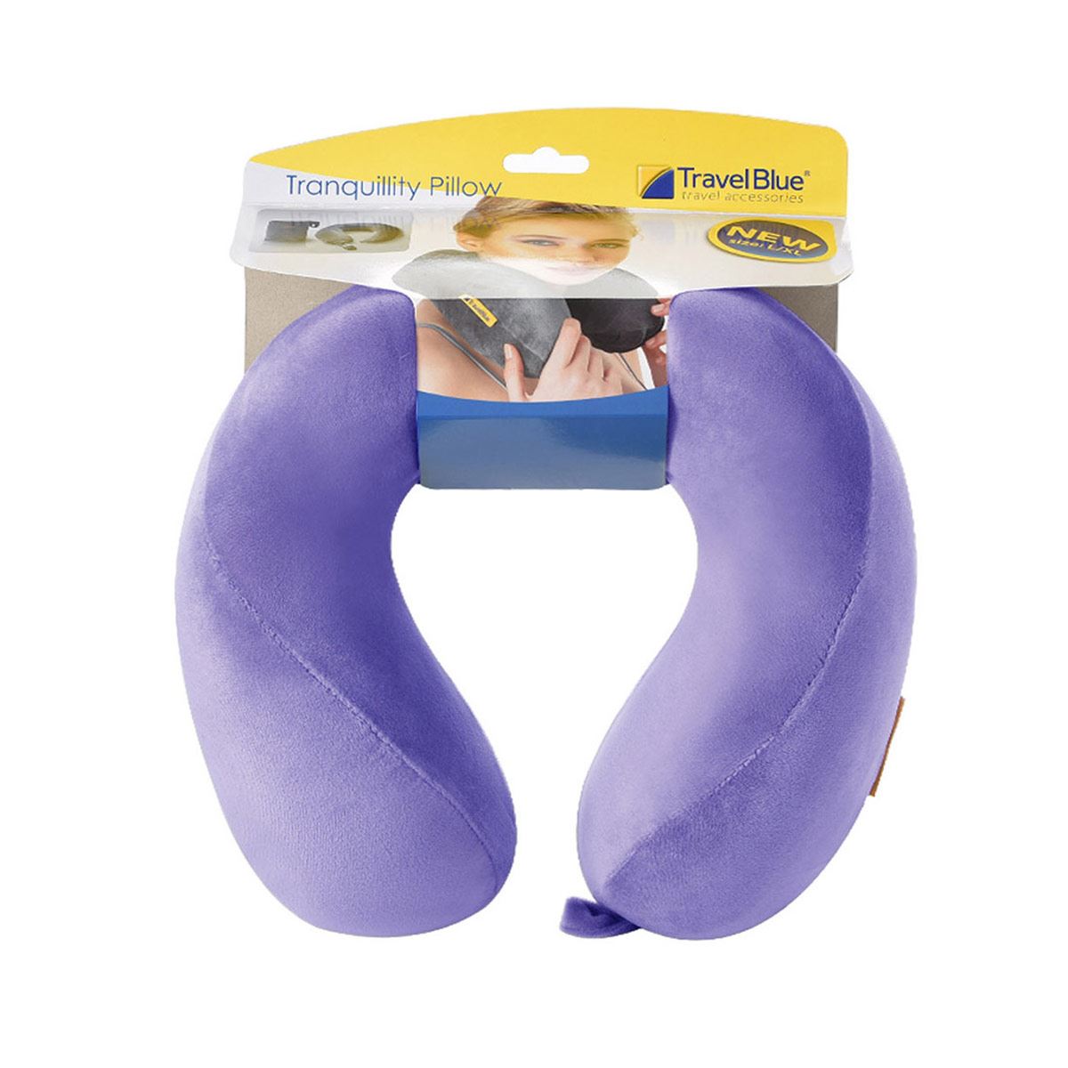 Almohada ergonómica morada Travel Blue image number null