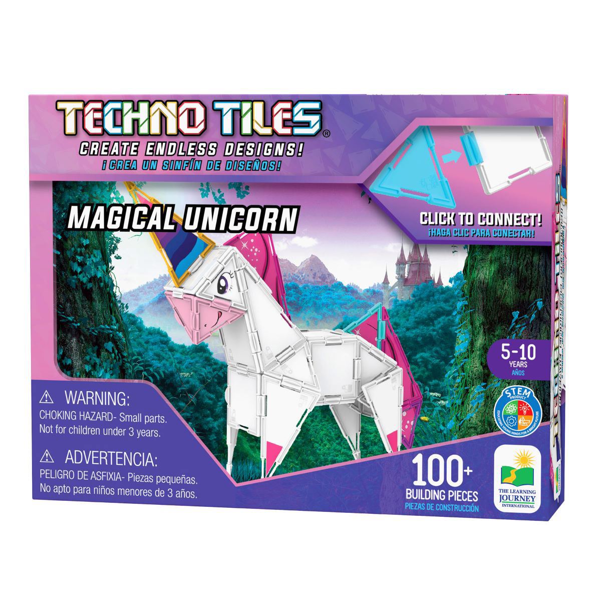 Set de Juego Magical Unicorn Techno Tiles ¡Crea un Sin Fin de Diseños! The Learning journey image number null