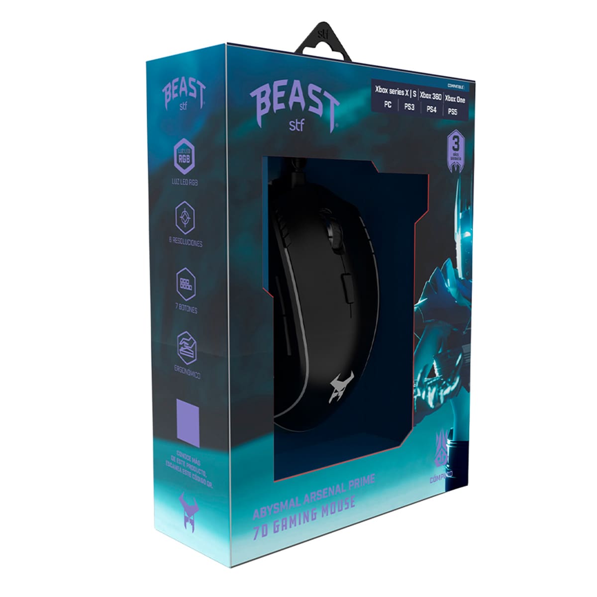 Mouse STF Abysmal Arsenal Prime 7D negro image number null