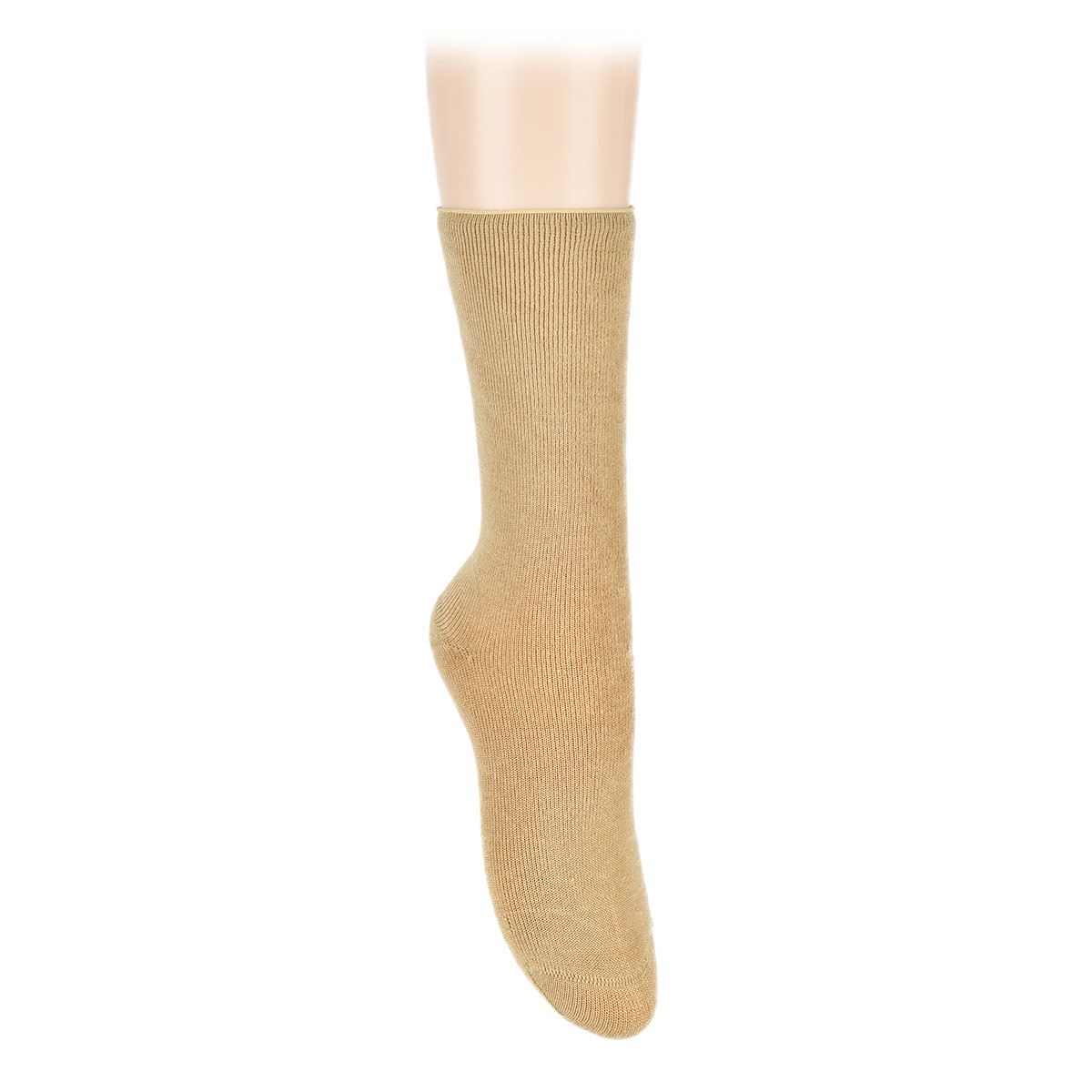 Calceta Preven-T diabetes terapéutico sin costuras 1959 grande-extragrande(24.5 a 27cm) beige dama image number null