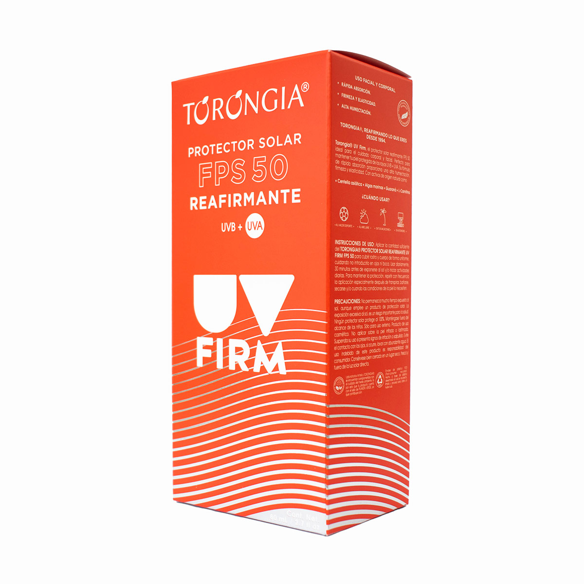 Protector Solar Reafirmante UV Firm 80 ml Torongia image number null