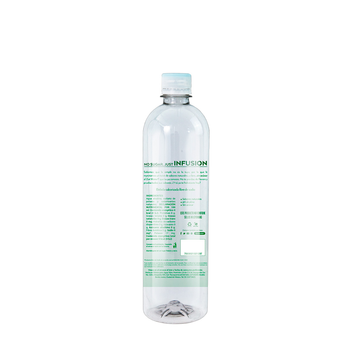 Zoé Water Falvors Sandia Hierbabuena 500 ml image number null