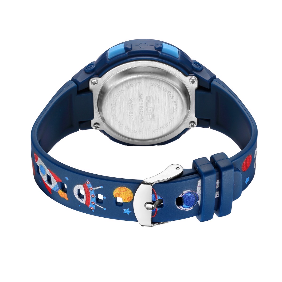 Reloj de Pulso  Slop Digital Print Azul para Niño image number null
