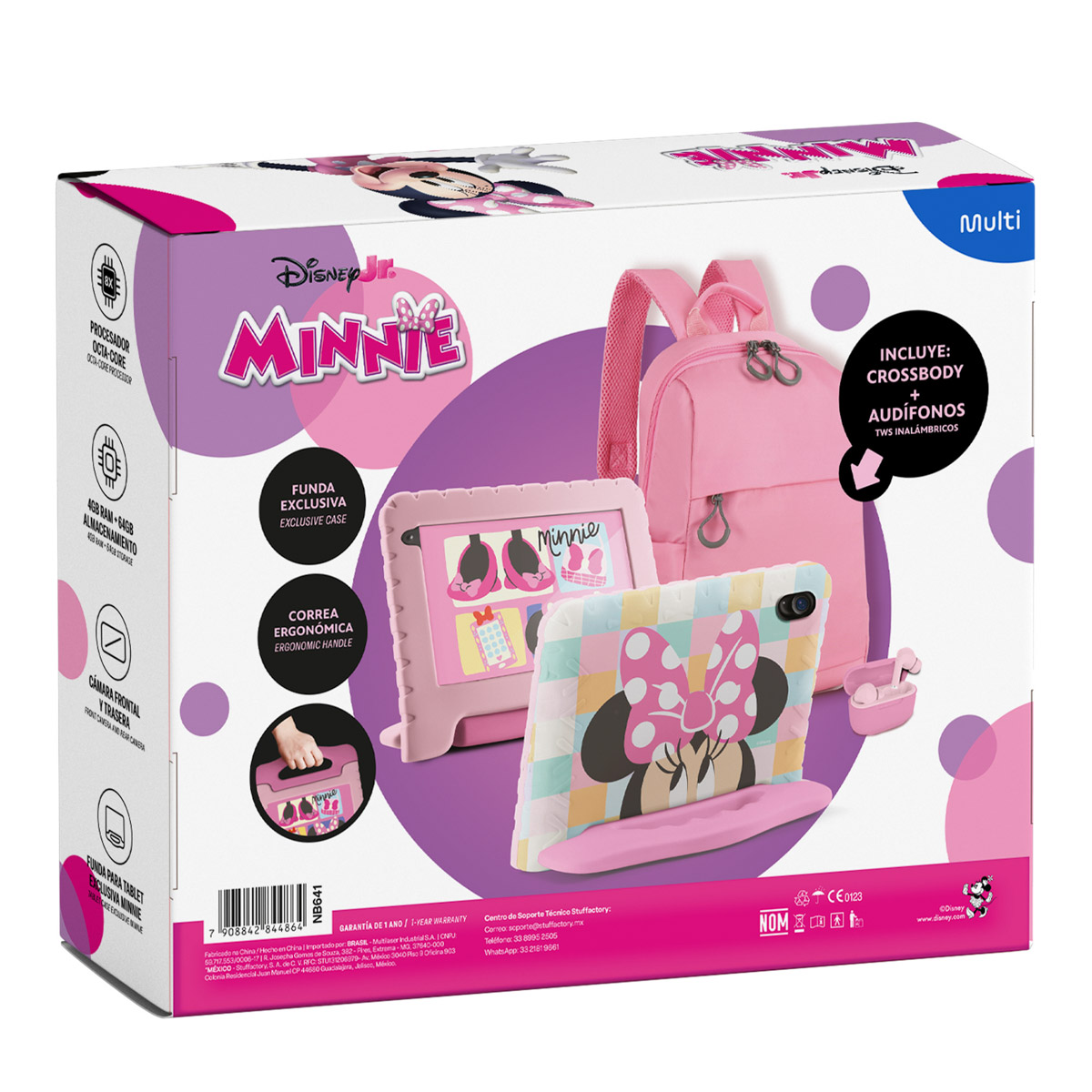Tableta Combo Crossbody y Audífonos Minnie image number null