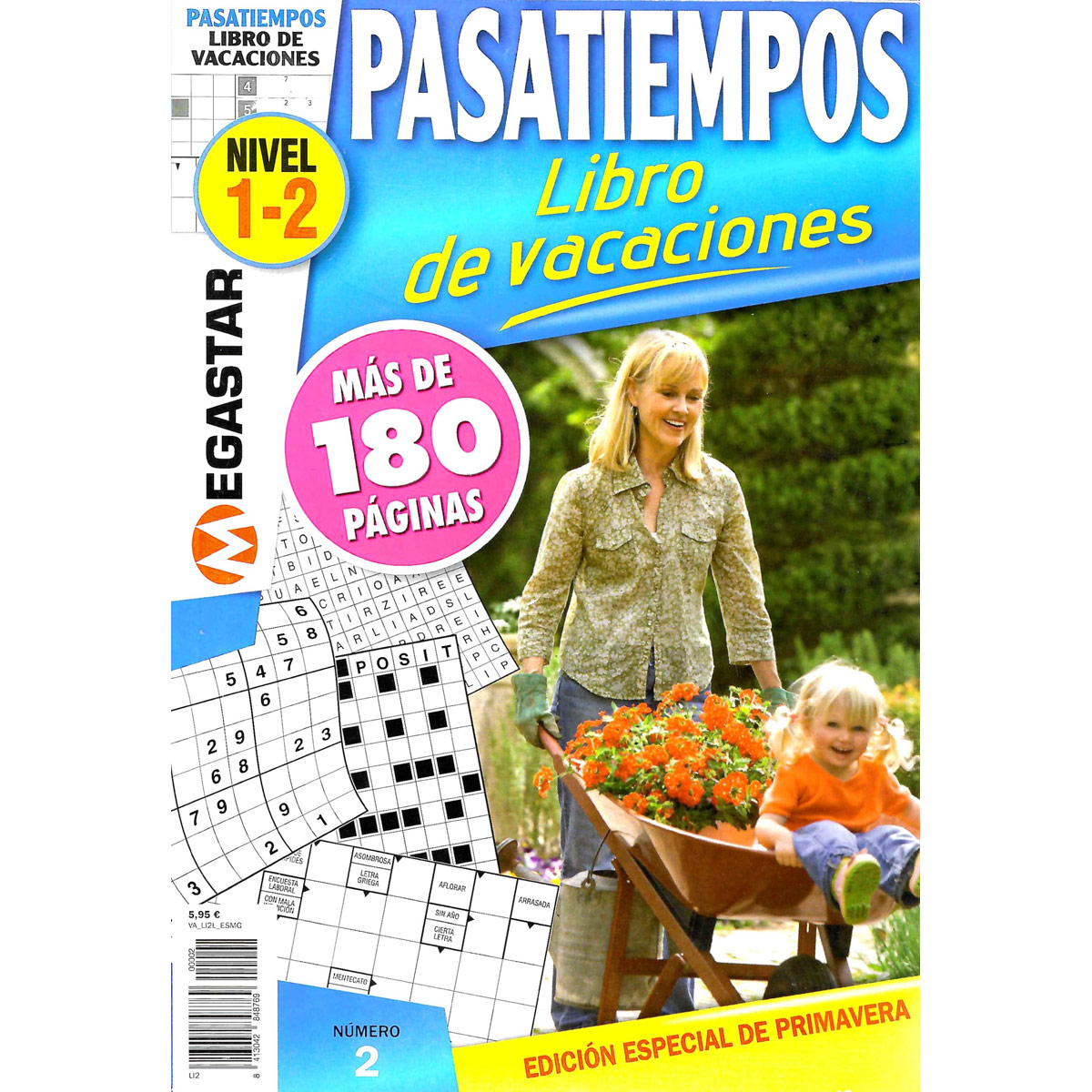 Revista Pasatiempos Especial Libro de Vacaciones Megastar image number null