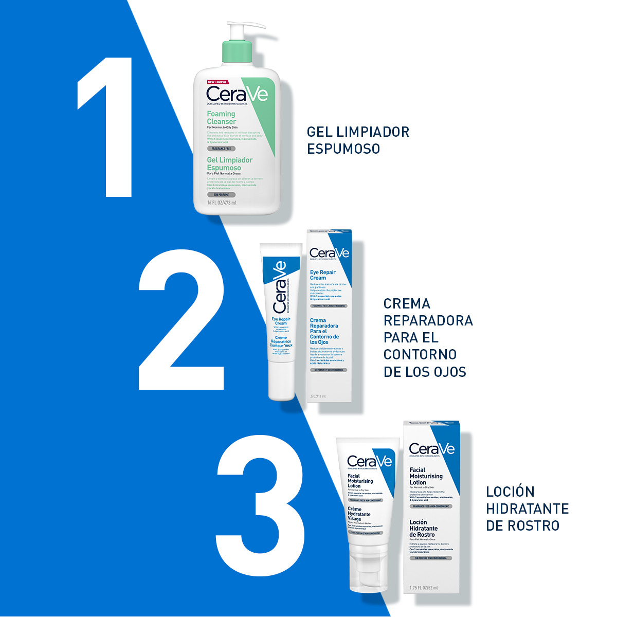 Loción Hidratante de Rostro con Textura Ultraligera CeraVe image number null