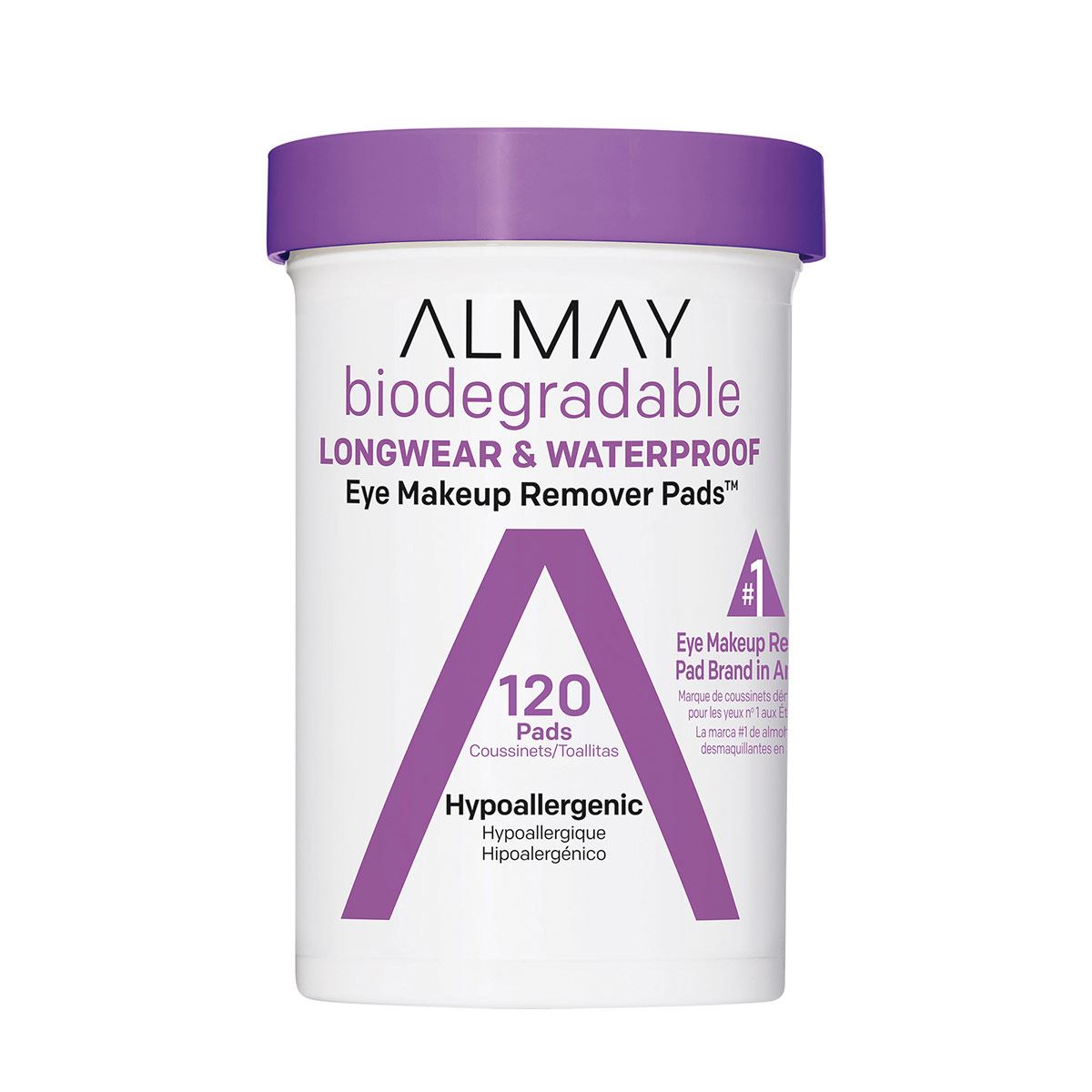 Removedor Almay Biodegradable Longwear Pads 120 Pzs image number null