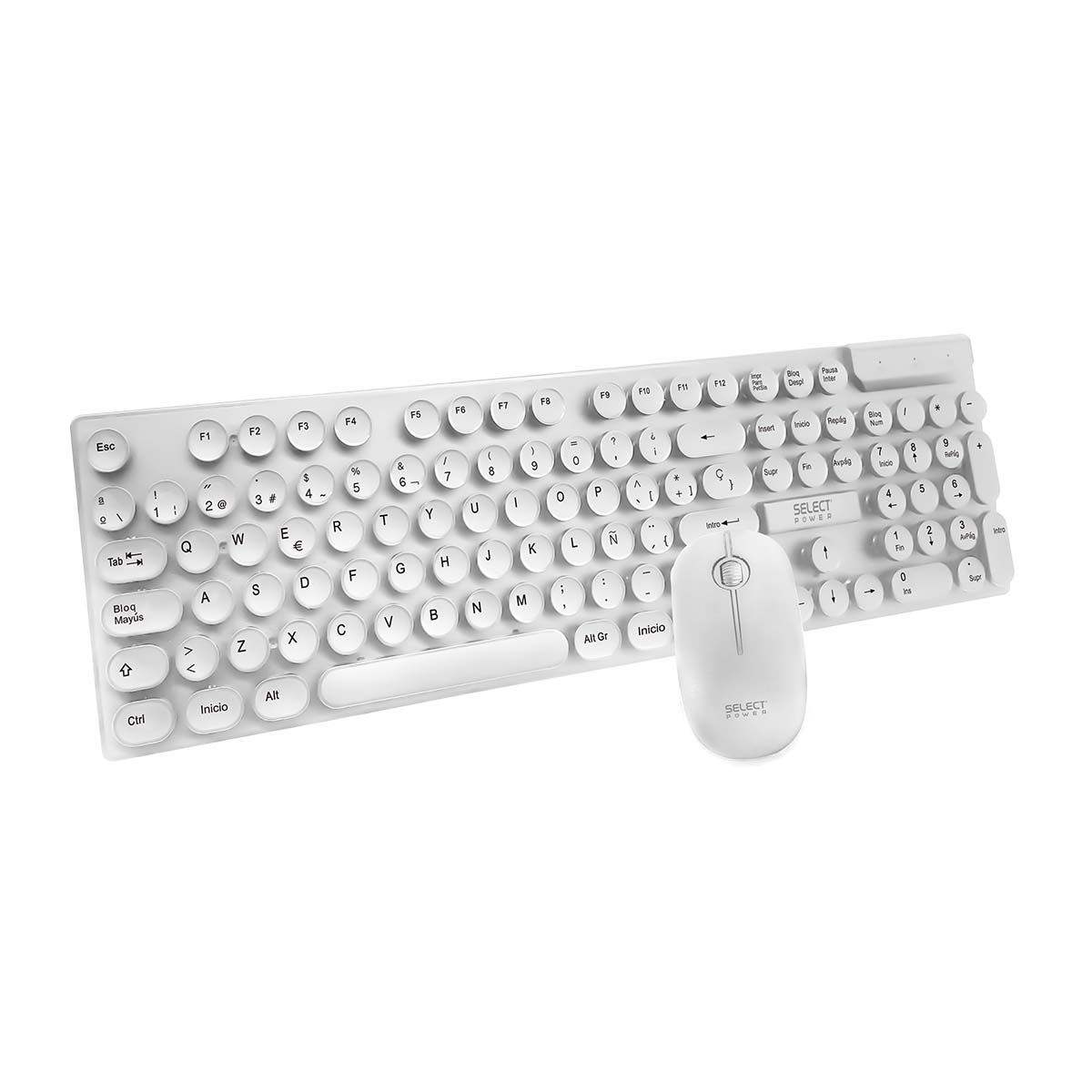 Teclado + Mouse Inal Blanco Spwr image number null
