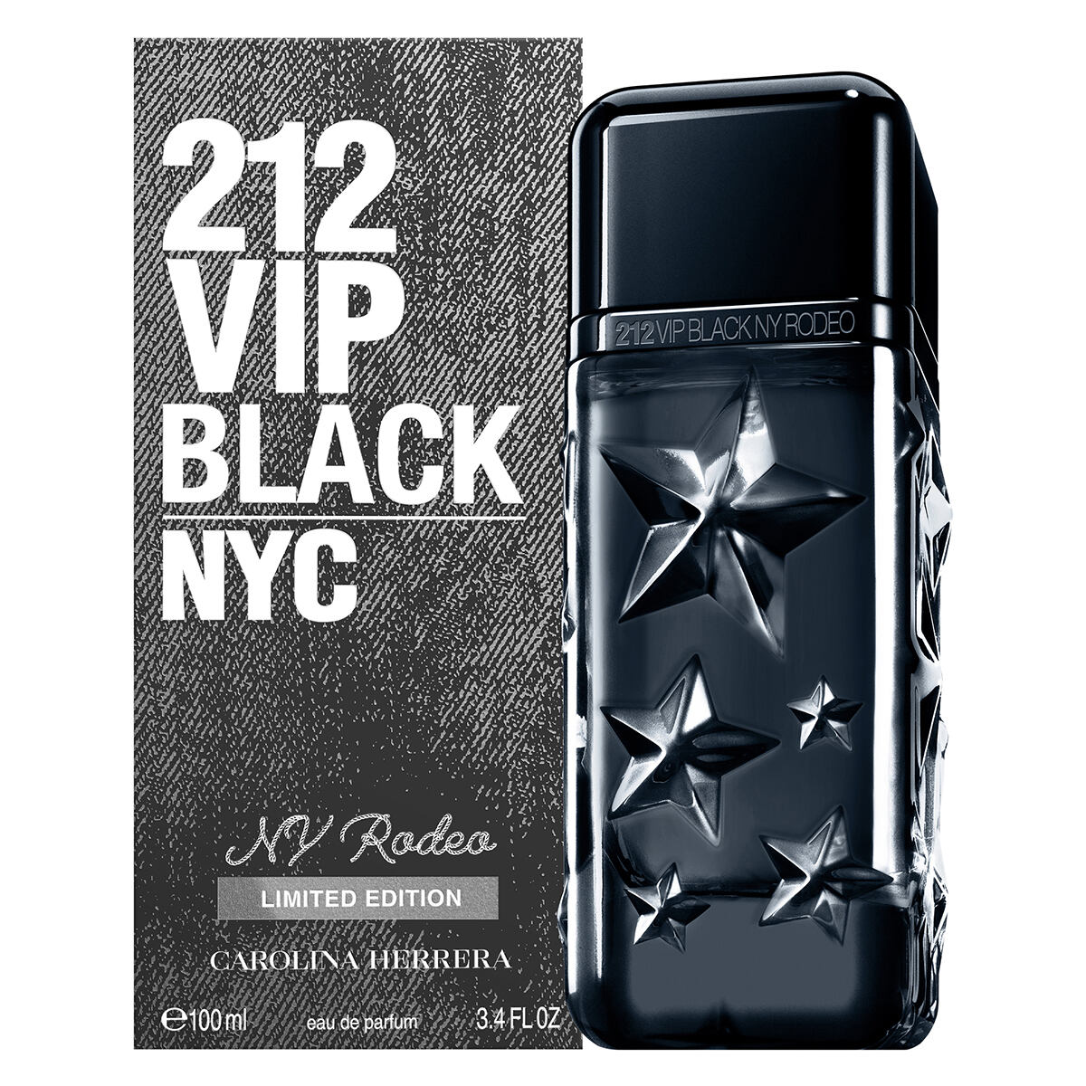 Fragancia Carolina Herrera 212 VIP Black NY Rodeo Limited Edition Eau de Parfum 100 ml para Caballero image number null