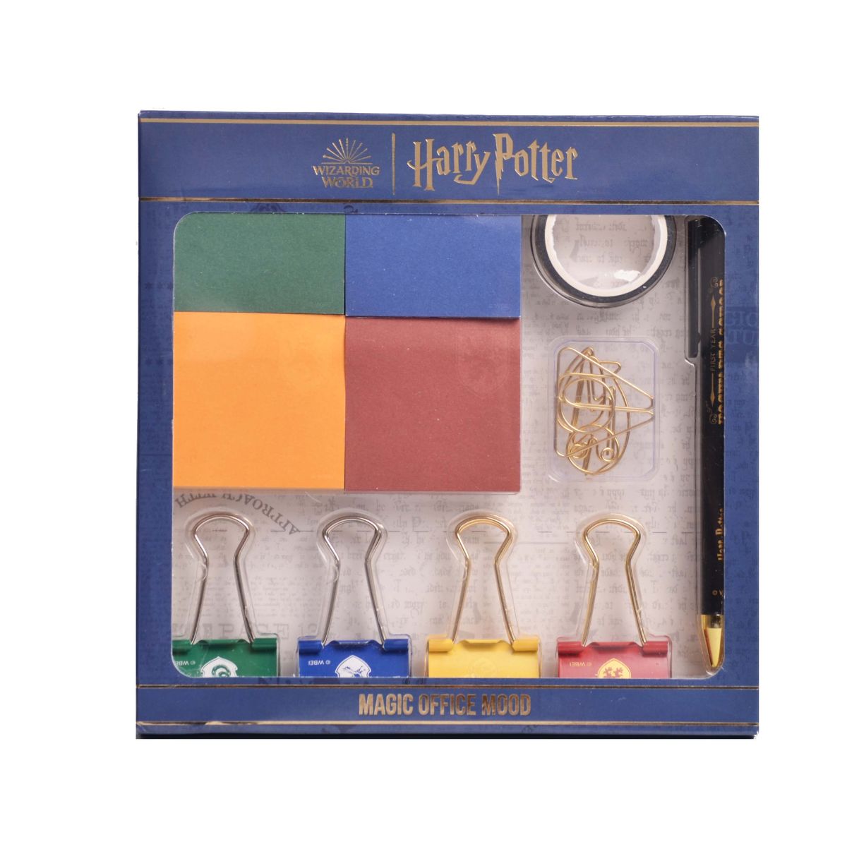 Paquete de Sujetadores de Carpeta y Sujetadores de Papel Harry Potter image number null
