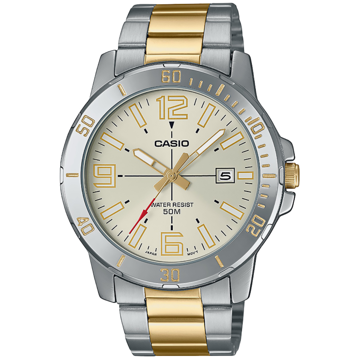 Reloj Casio MTP-VD01SG-9BVCF Caballero  Plateado image number null