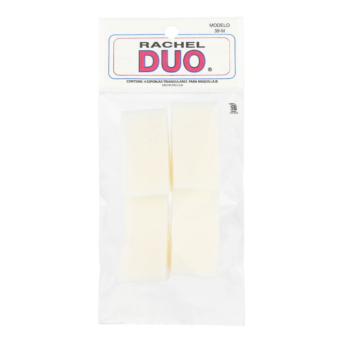 Esponjas triangulares 4p maquillaje Rachel Duo 39-M image number null