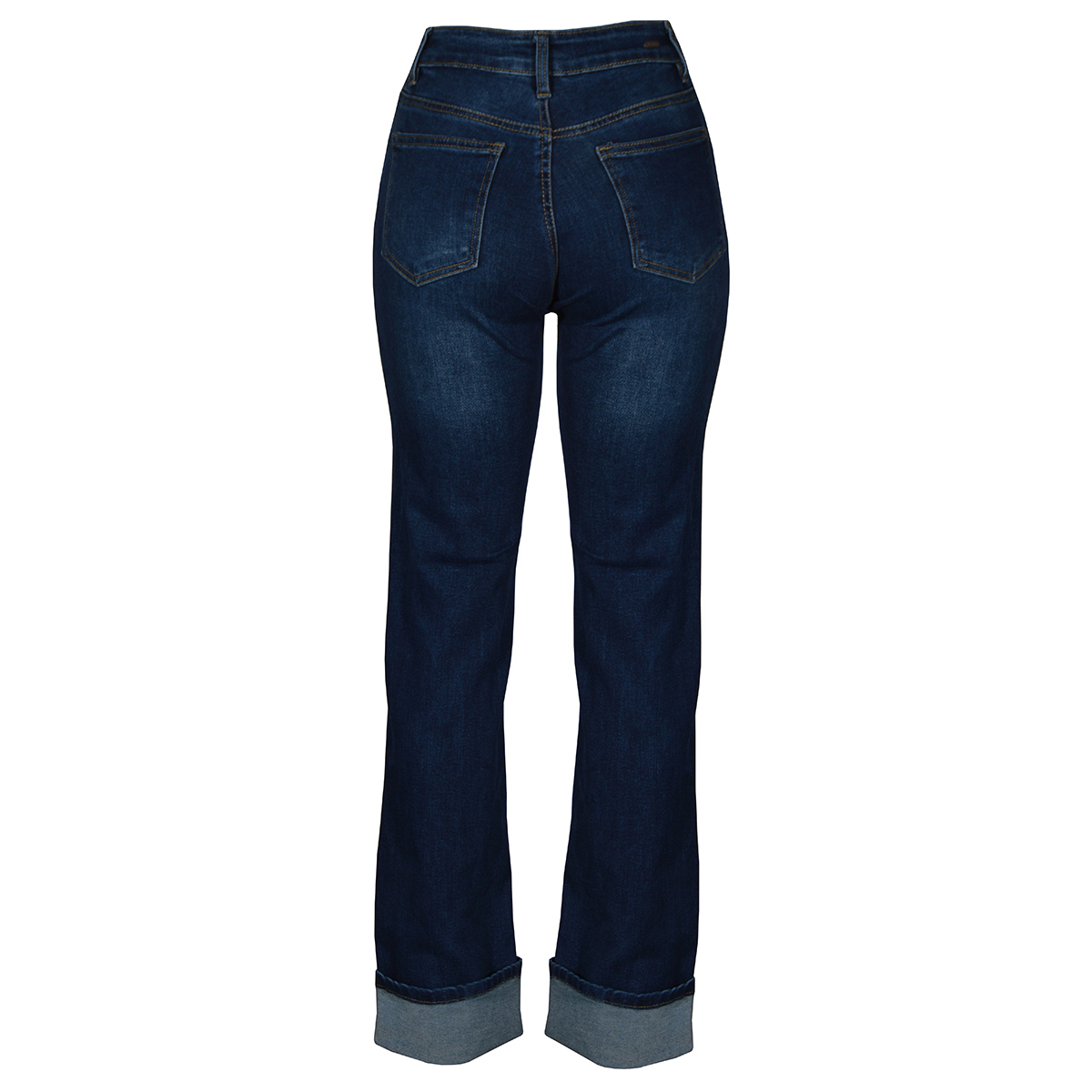 Jeans Recto con Bolsillos Philosophy Color Azul Obscuro Talla 1 para Mujer image number null