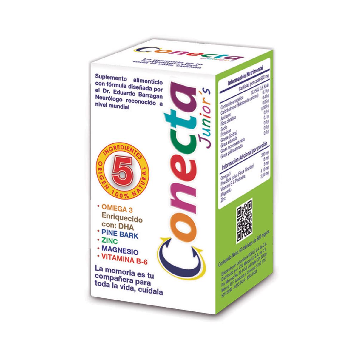 Conecta Junior S 450mg 30 Tabletas image number null