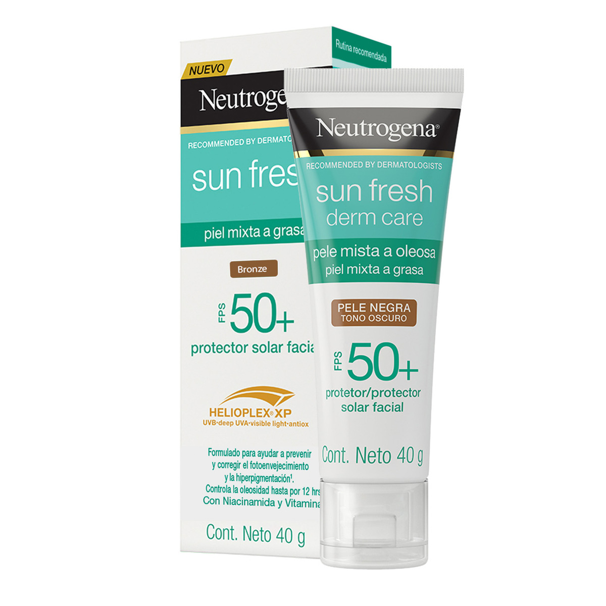 Neutrogena Sun fresh Facial Tono Oscuro FPS 50+ image number null