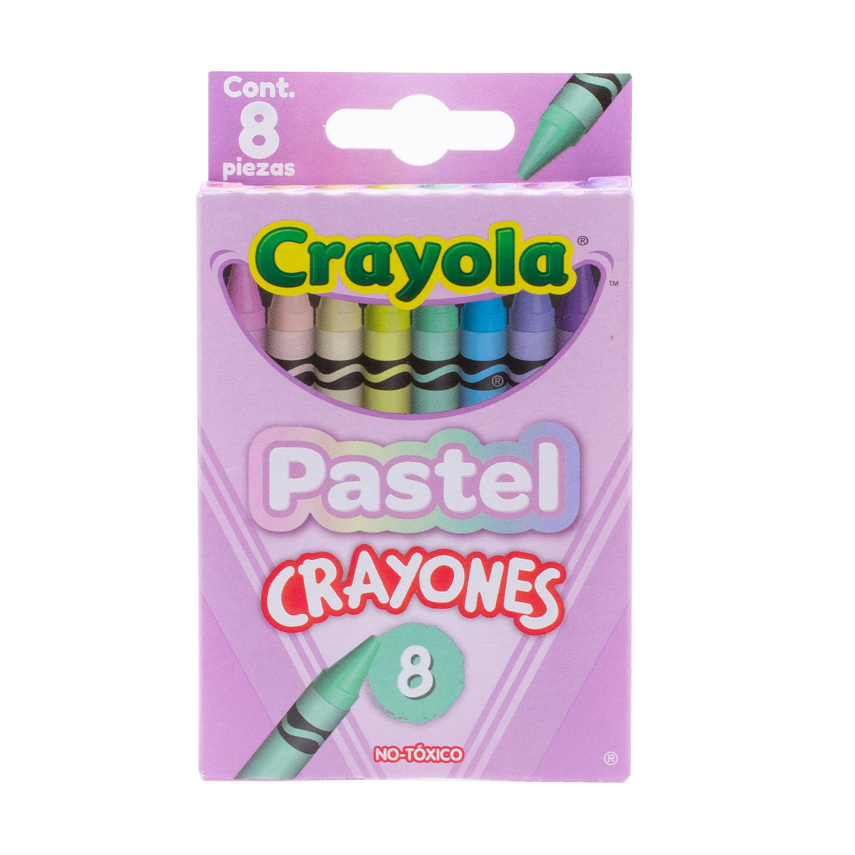 8 Crayones Tonos Pastel Crayola image number null