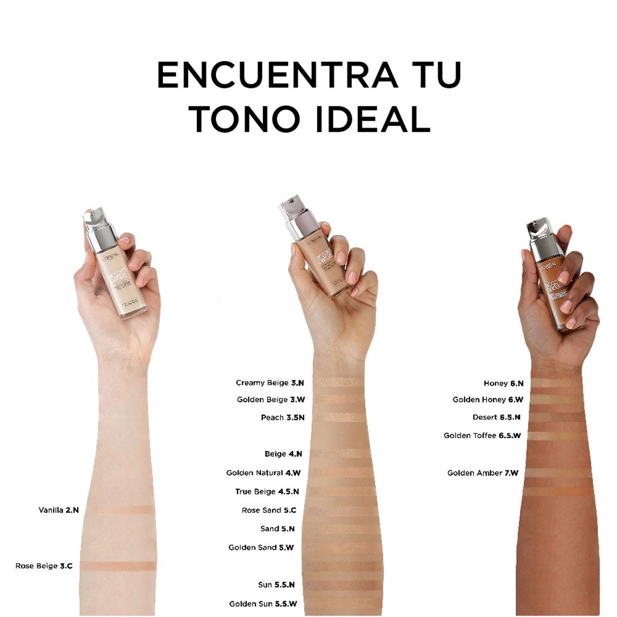 Base de Maquillaje L'Oreal París True Match Tono 5.5 W Golden Sun image number null