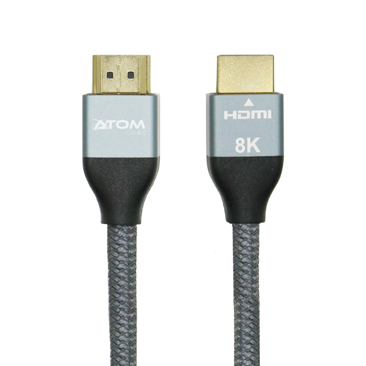 Cable HDMI 2.1 ATOM GAMES 8K para Multiplataforma en Color Gris image number null