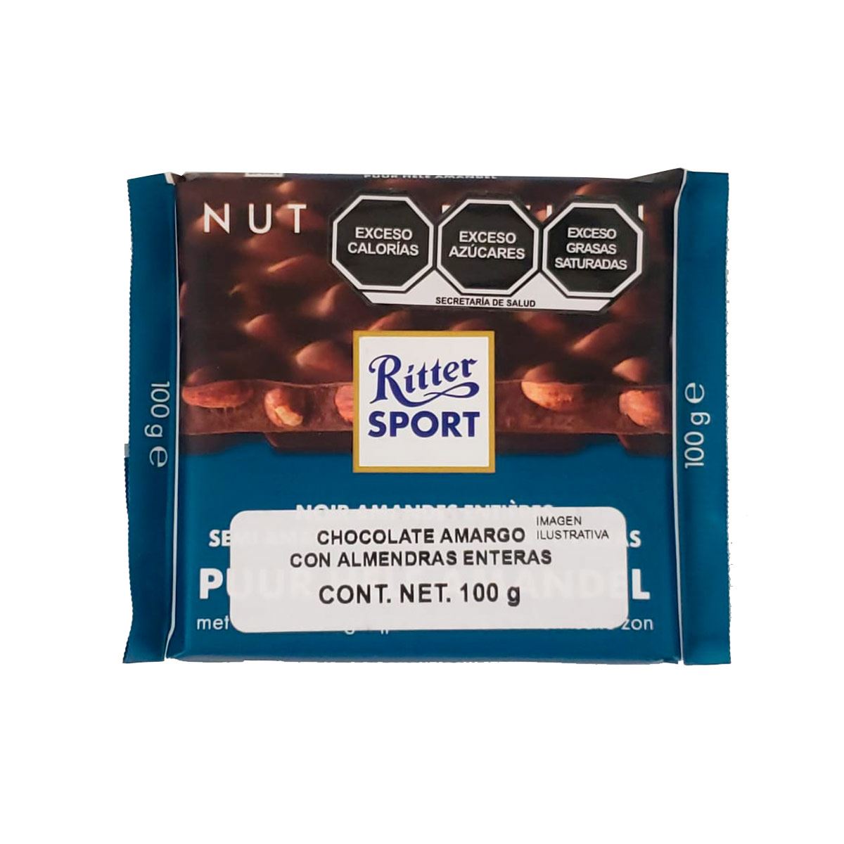 Chocolate Amargo Con Almendras 100 Grs image number null