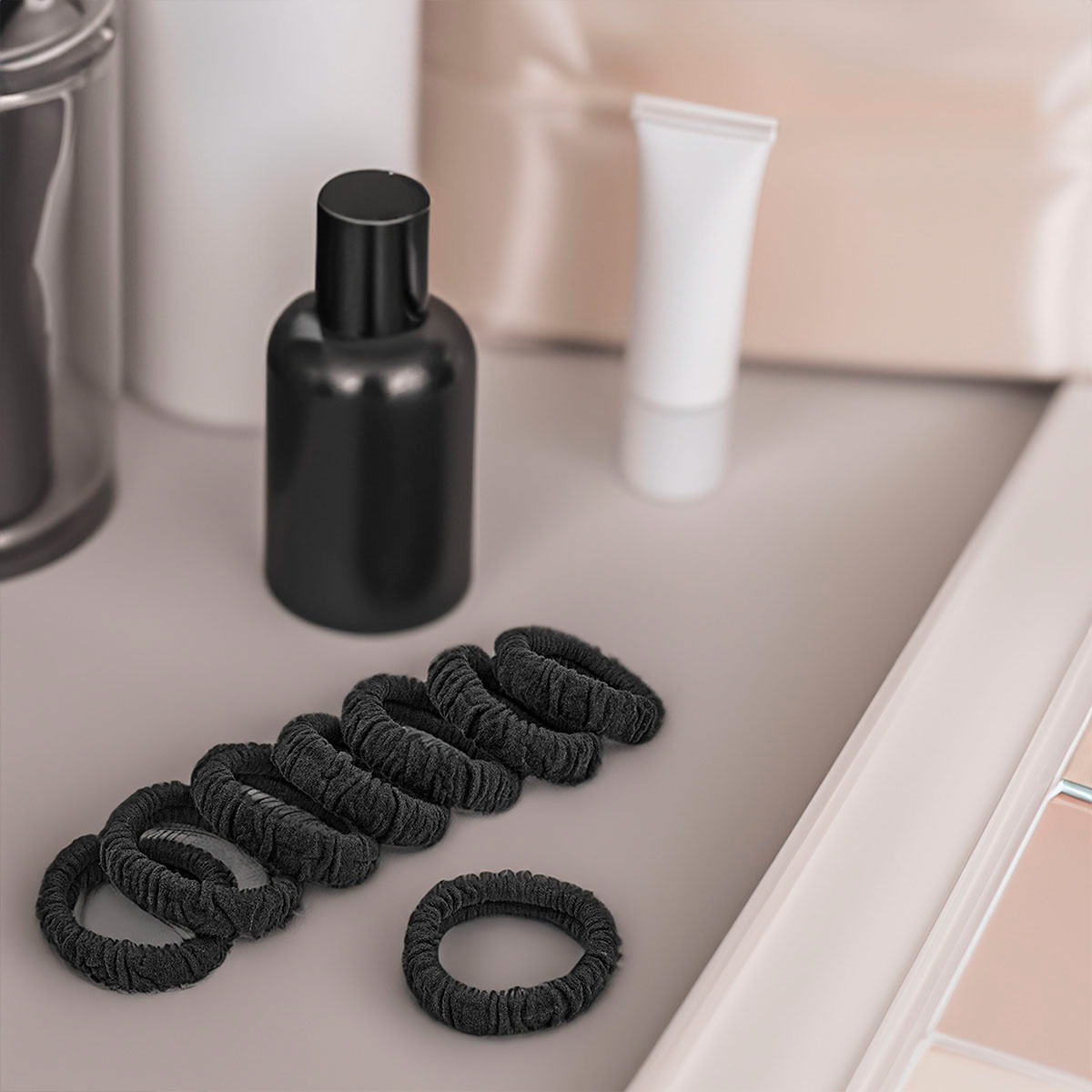 Conair Ligas Varios Negras Unbreakable Scunci image number null