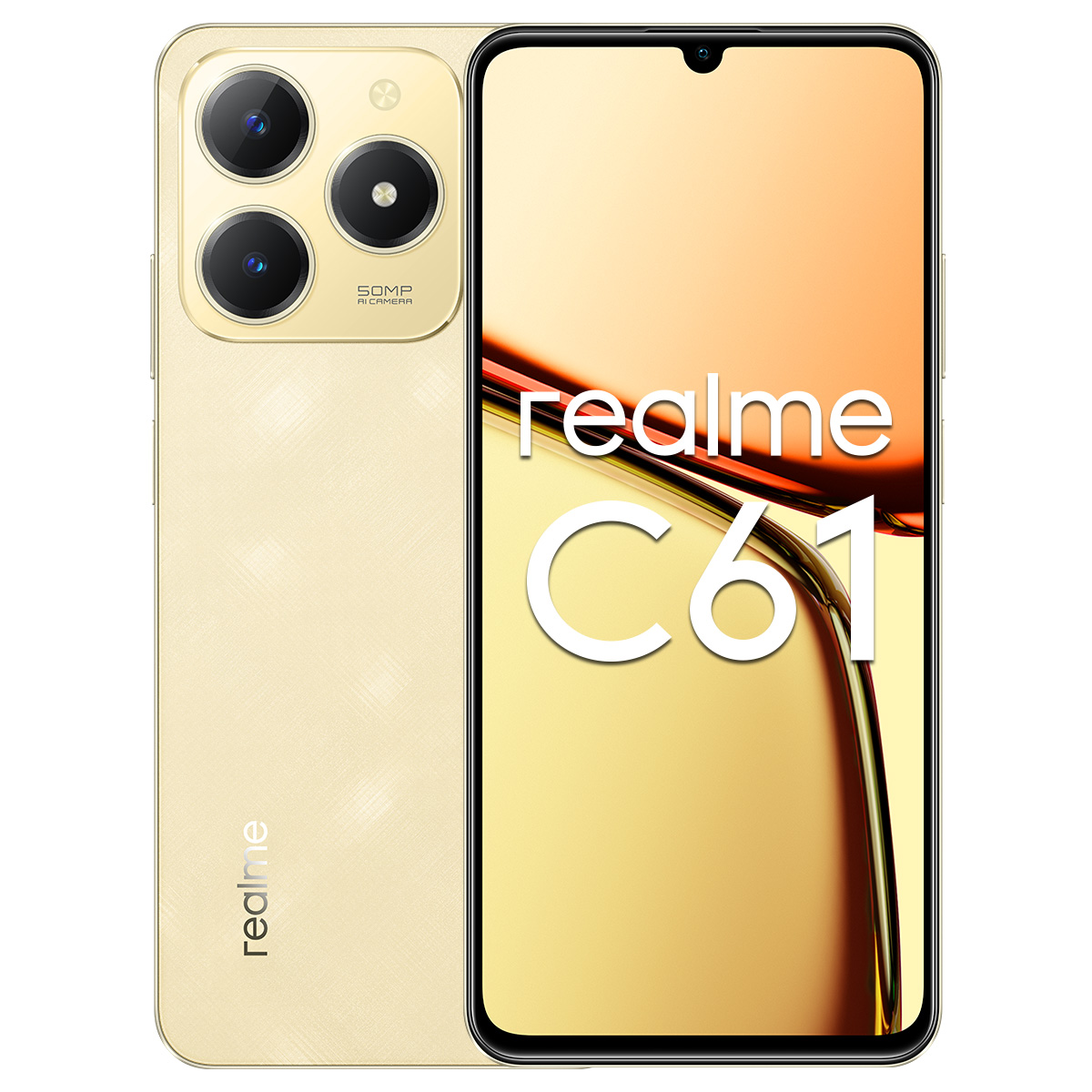 Realme C61 256GB Dorado Telcel R6 image number null