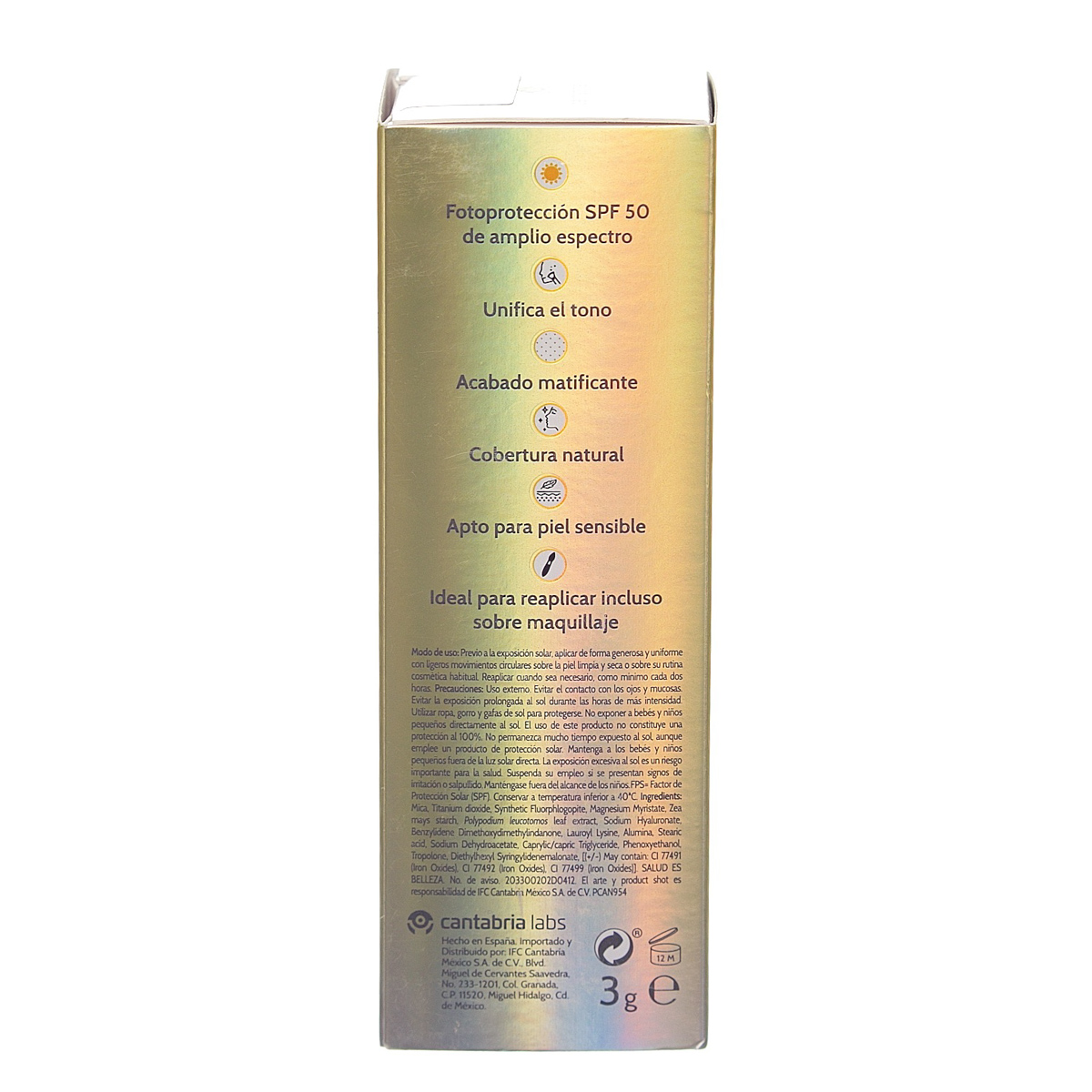 Heliocare 360° Mattifying Brush SPF50+ image number null