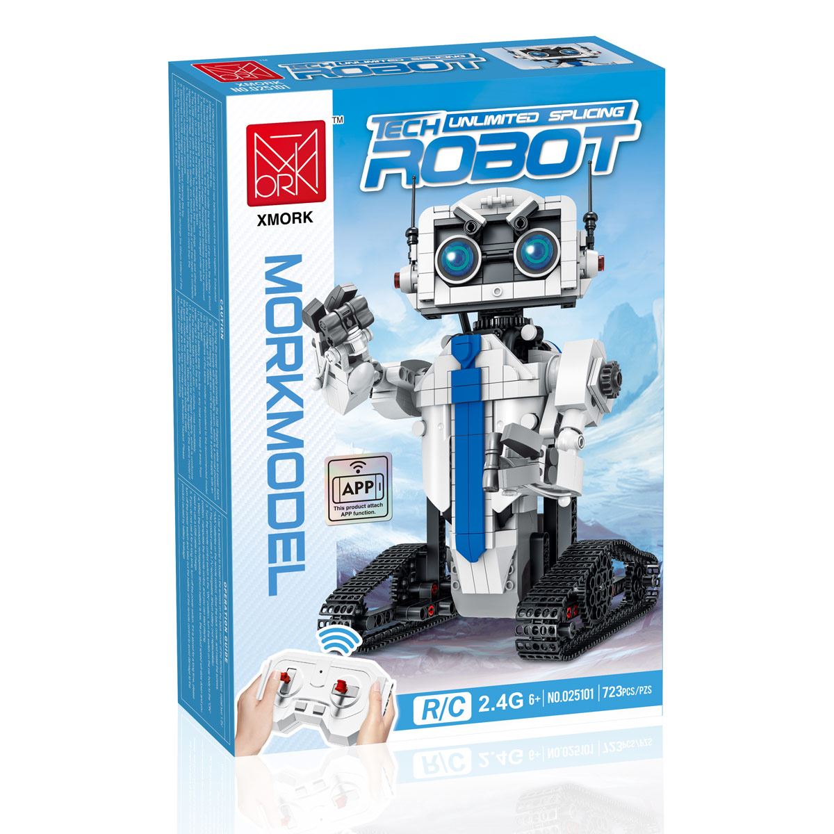 Rompecabezas de Bloques White Robot image number null