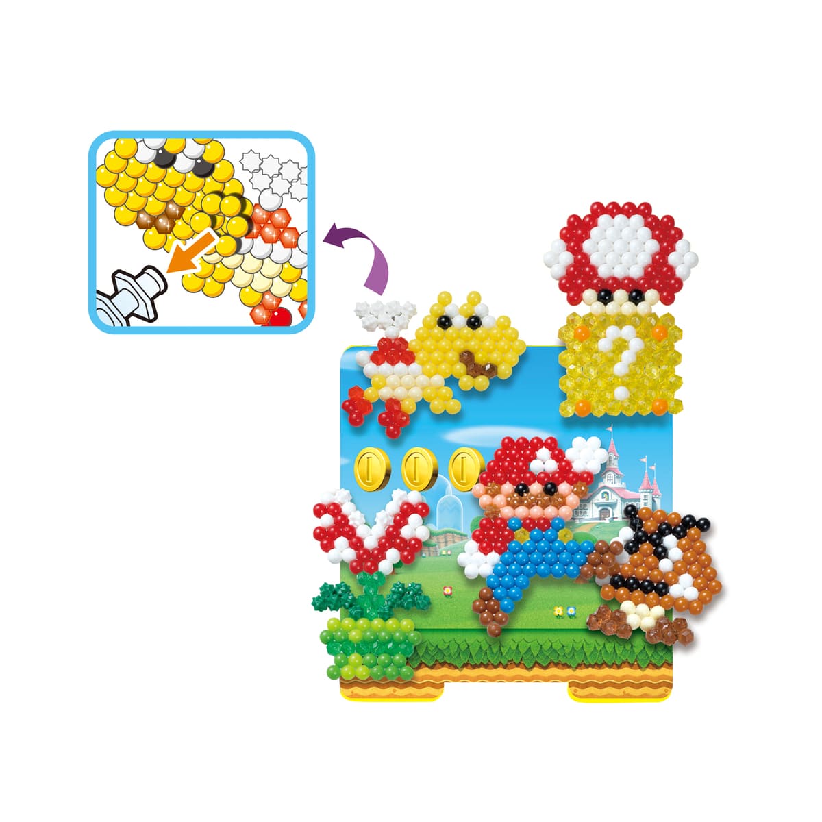 Cubo de Creatividad de Super Mario Aquabeads image number null
