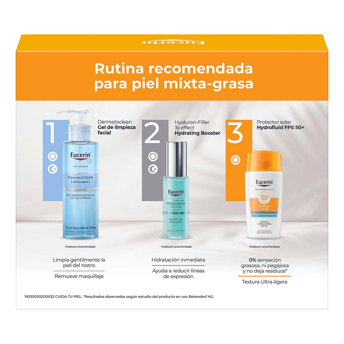 Eucerin Pack Sun Hydro Fluid 50 ml + Gel 200 ml Summer image number null