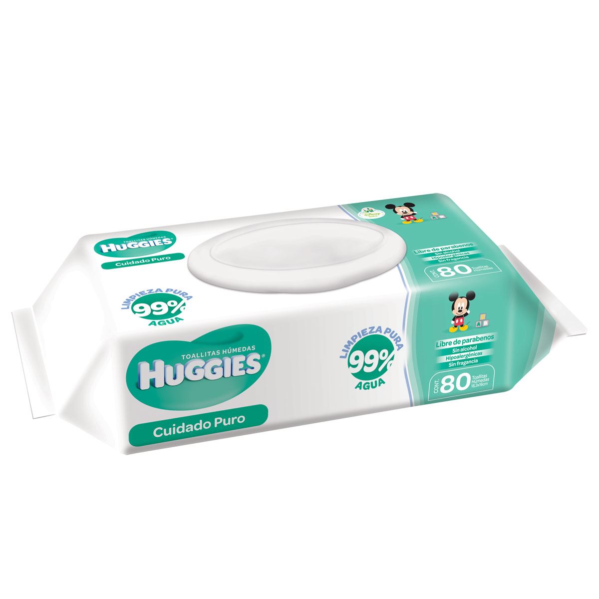 Toallitas húmedas Huggies sin aroma rep c/80 image number null