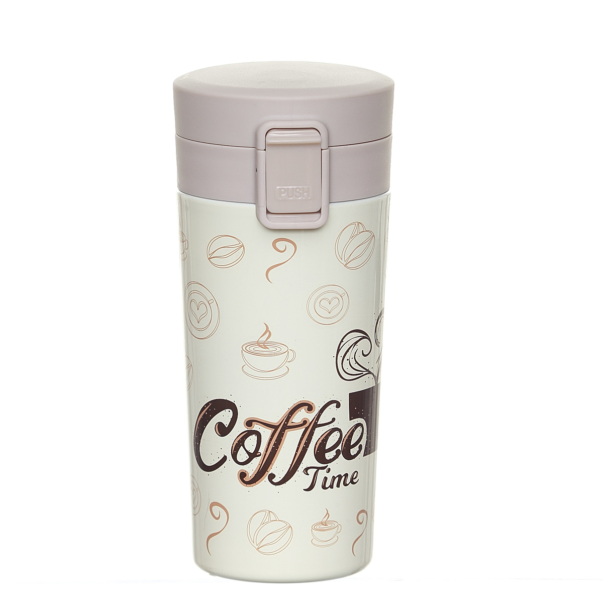 Vaso Térmico Steiner Acero Inoxidable Divertido Diseño Beige 350 ml image number null